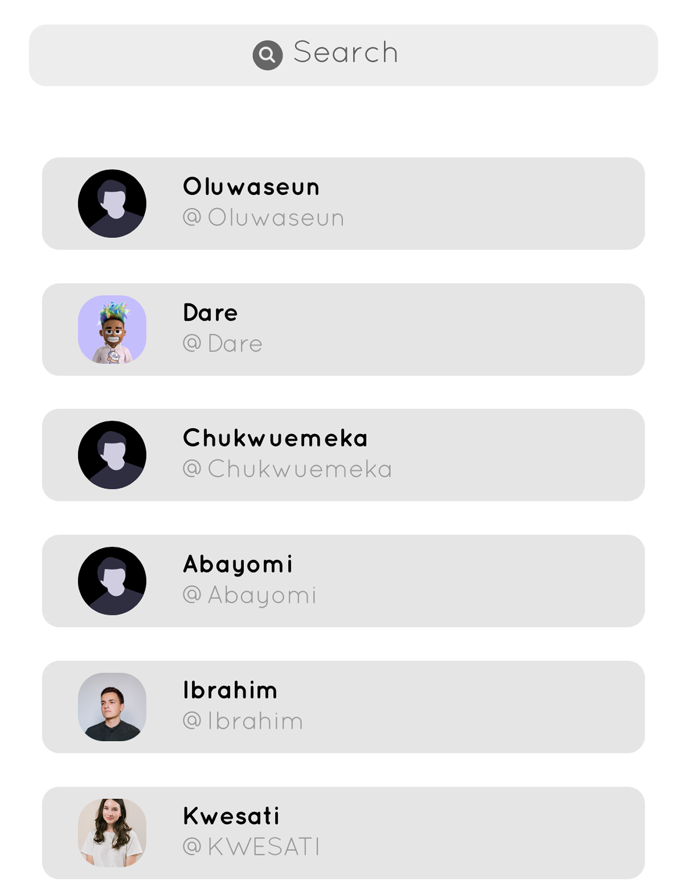 Connect with friends and family on Trovilo for free transfers